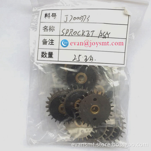 Samsung CP feeder Part Sprocket ASSY J7000773